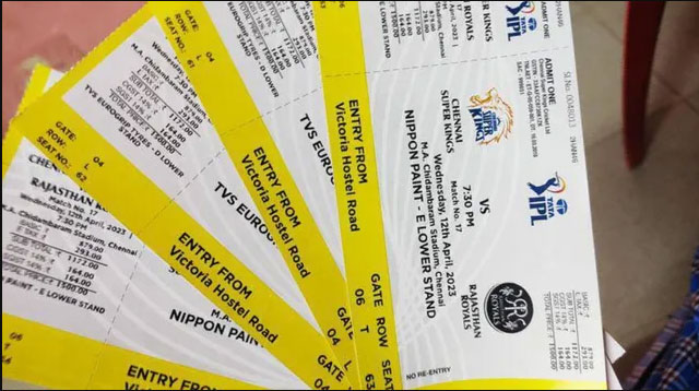 Chennai IPL Tickets Price & Booking Details 2024